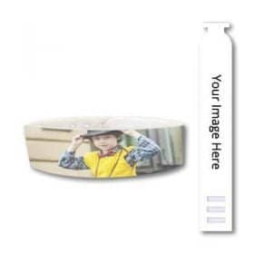 Buy Custom Dual Layer Photo Printed Wrist Band | Own Design 100% Silicone | Gift For Men, Women, Kids