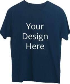 Design Your Own Custom Navy Blue T-Shirts