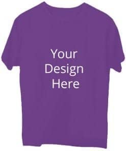 Design Your Own Custom Purple T-Shirts