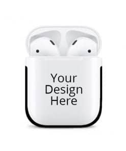 White Pro Leather Custom Protective Airpods