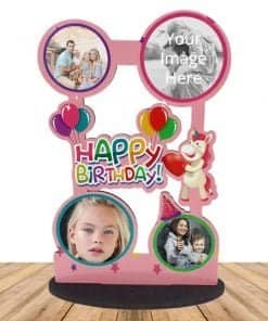 Happy Birthday Wooden Cutout Caricture