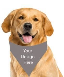 Buy Custom Photo Print Comfortable Dog Bandana | Own Design Adjustable Scarf | Gift For Cute Pets