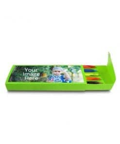 Green Color 2 Sidede Printed Geometry Box