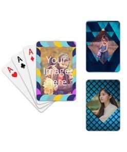 Abstract D Custom Made Photo Playing Cards