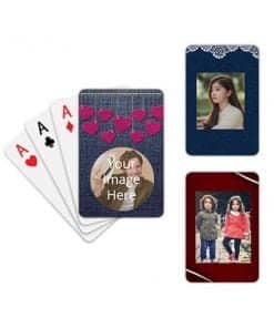 Denim D Custom Made Photo Playing Cards