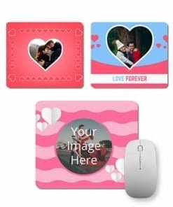 Buy Printable Love Design Mouse Pad | Own Design Photo Printed Rectangle | 3D Mouse Pad For Work Use
