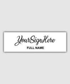 Stylish Name D Self Inking Signature Stamp