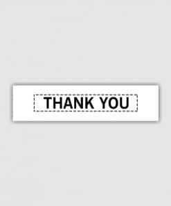 Thankyou Text D Self Inking Rubber Stamp
