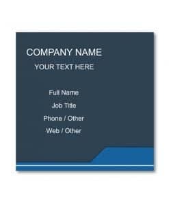 Buy Blue Grid C Smart Digital Visiting Card | Own Design Square Plain/Blank | Card for Home Office use