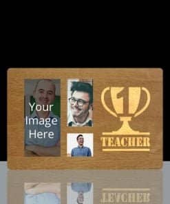 Teacher Hidden Message D Wood Photo Frames