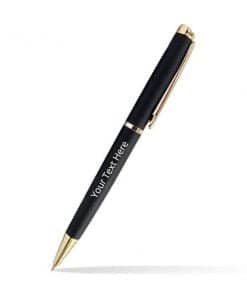 Buy Custom Gold A Black Metal Pen | Engraved Name A Design On Body | Gift For Writing Love Ones (Copy)